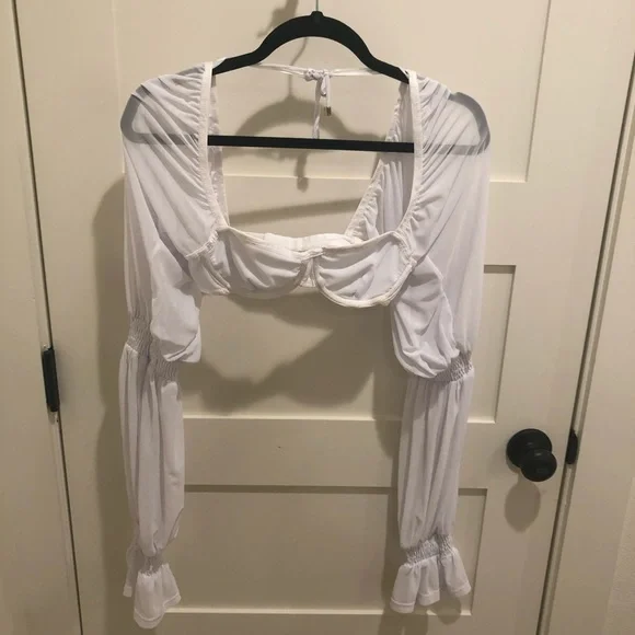 COPY - Princess polly zya the label Lolita top white - Picture 7 of 9